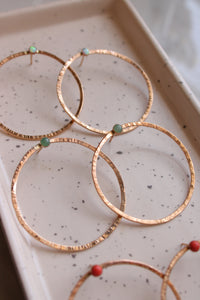 Millie Gem Hoops-Gold