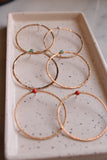 Millie Gem Hoops-Gold