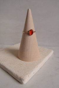 Carnelian Gem Ring