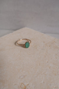 Malachite Gem Ring