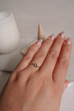 Mini Heart Stacking Ring-Gold