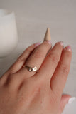 Mini Heart Stacking Ring-Gold