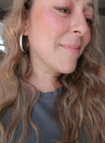 Isis Hoops Large-Silver
