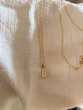 Mama Tag Necklace-Gold
